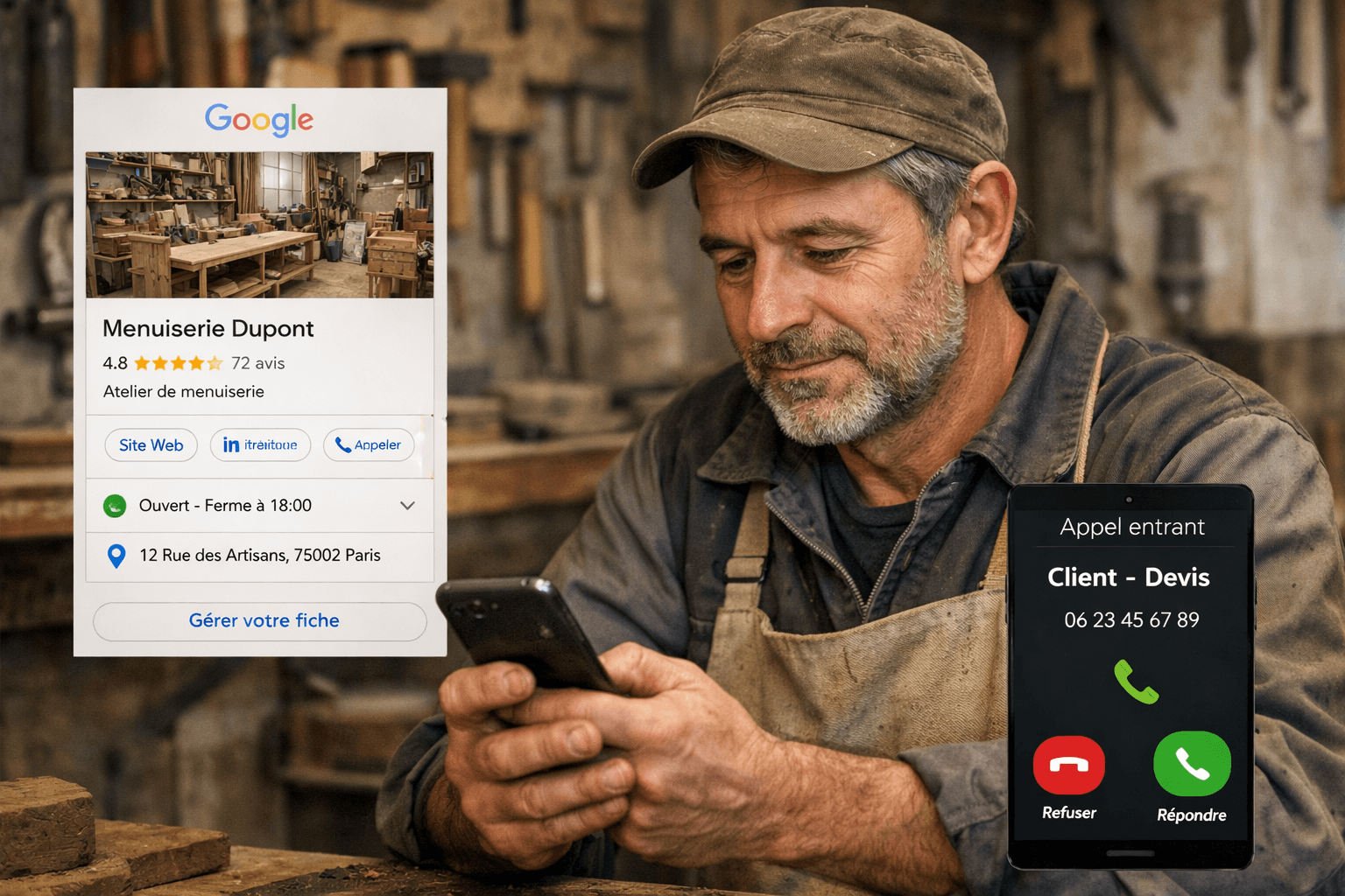 Optimisation SEO locale pour artisan