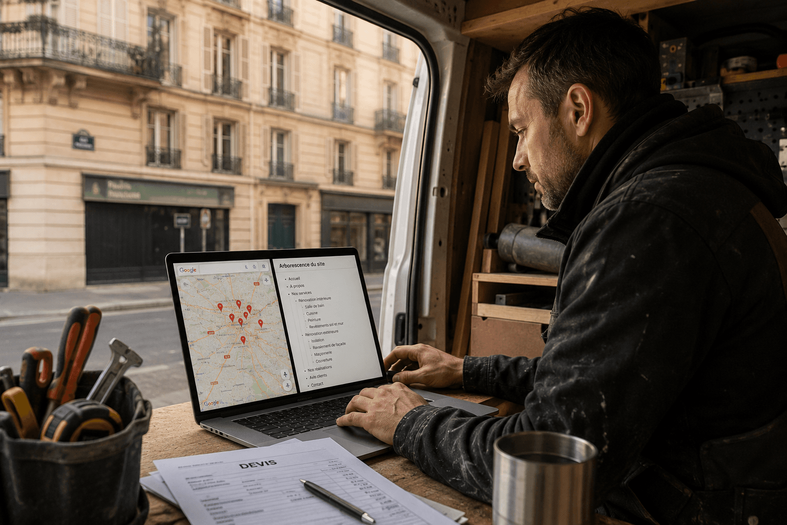 Pages ville, pages métier et zones d’intervention : lesquelles te ramènent vraiment des demandes de devis en Île-de-France ?