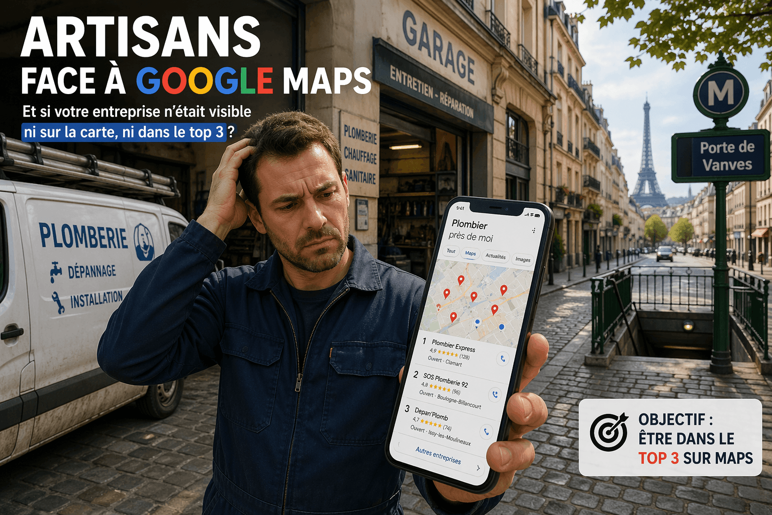 Pourquoi ta fiche Google My Business d’artisan n’apparaît pas dans le top 3 Google Maps