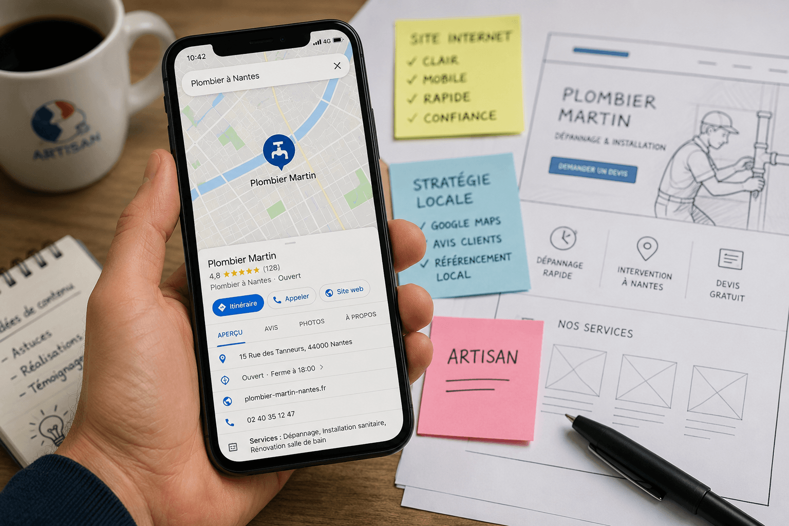 Ton site d’artisan est beau, mais invisible sur Google ?